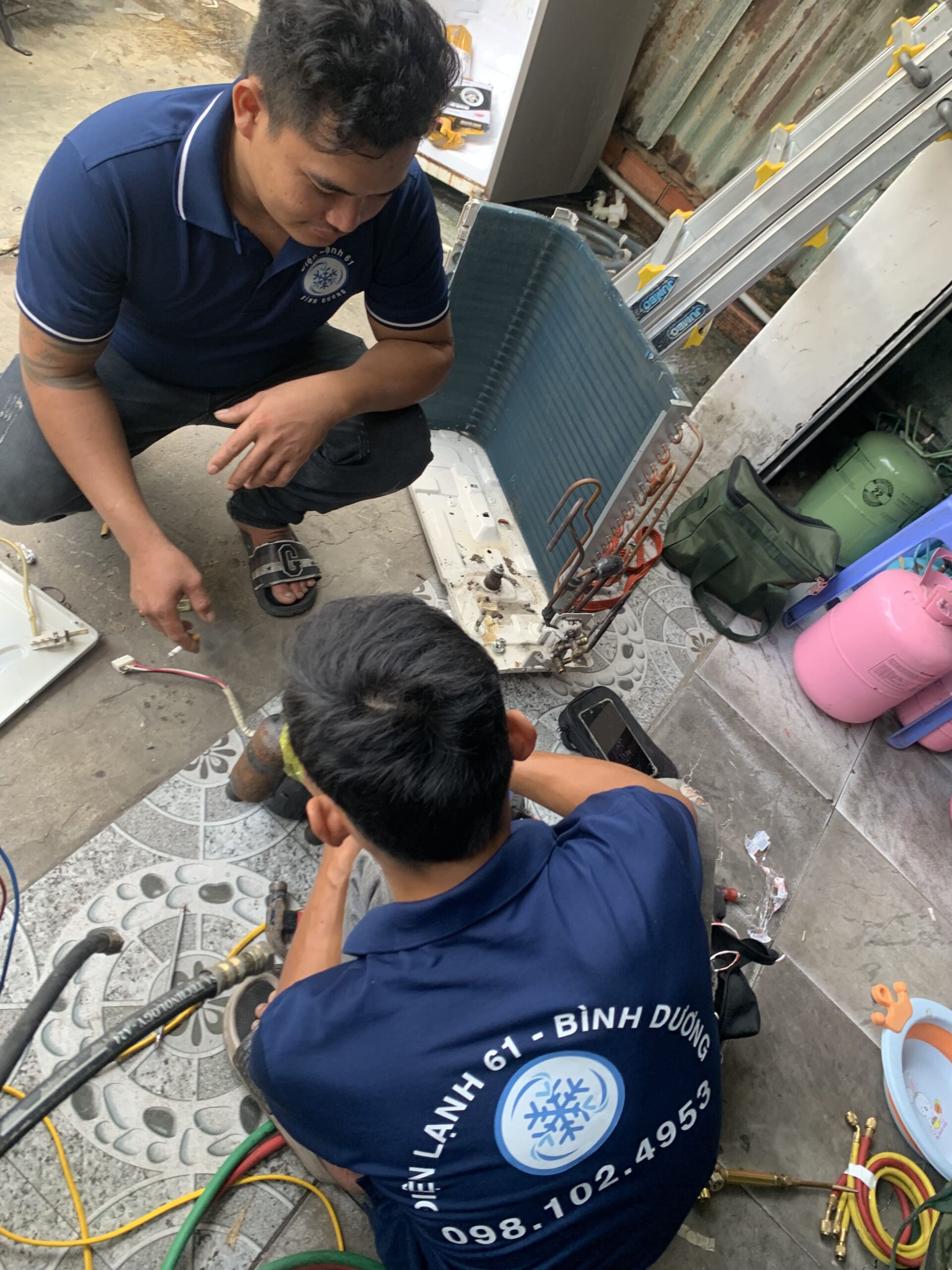 Điện Lạnh 61 sửa máy lạnh công nghiệp tại Tân Đông Hiệp Dĩ An