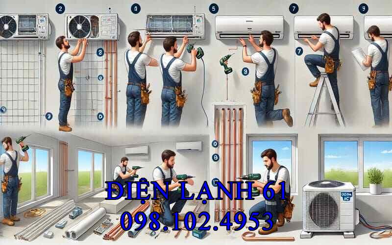 Quy trình di dời máy lạnh Thuận An Quy trình di dời máy lạnh Thuận An