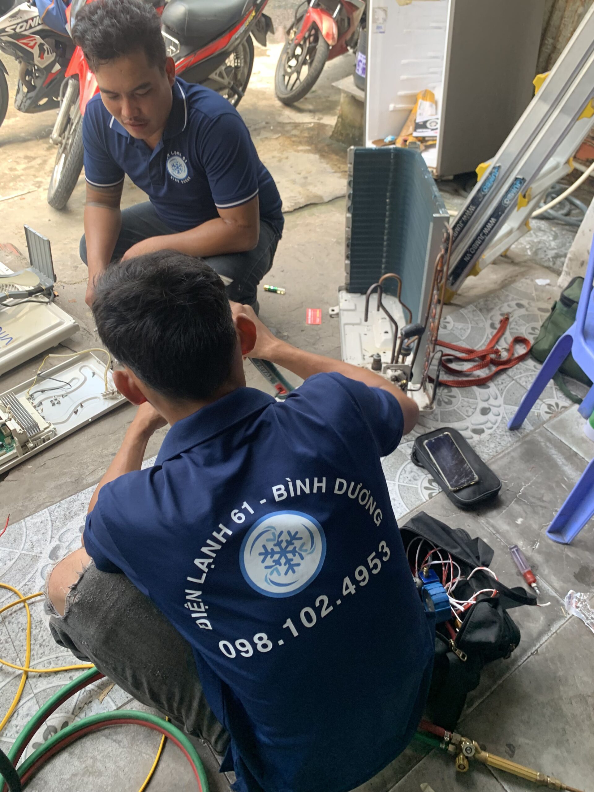 Điện Lạnh 61 sửa máy lạnh Inverter LG tận nơi tại Thủ Dầu Một