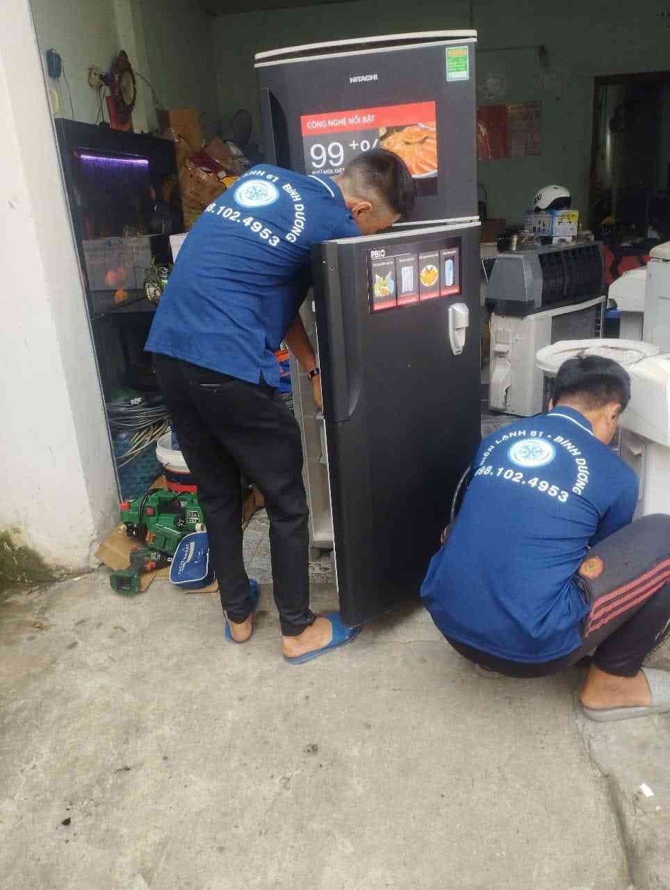 Kiểm tra tủ lạnh tại Hiệp Thành TDM Kiểm tra tủ lạnh tại Hiệp Thành TDM