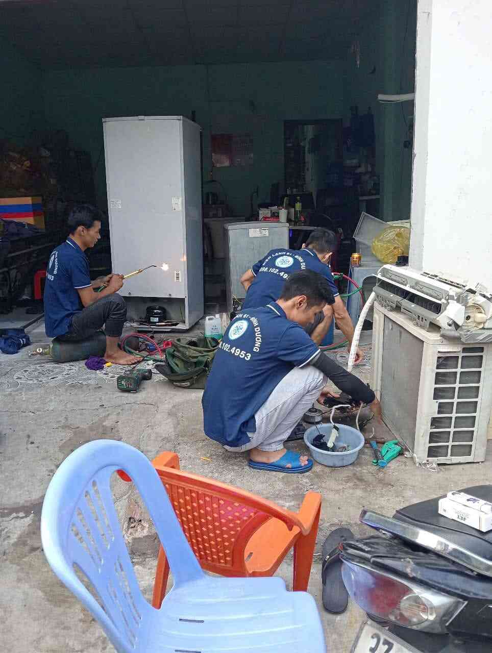 Sửa tủ lạnh tại Tân Uyên, chuyên khắc phục lỗi tủ không đông đá, kém lạnh