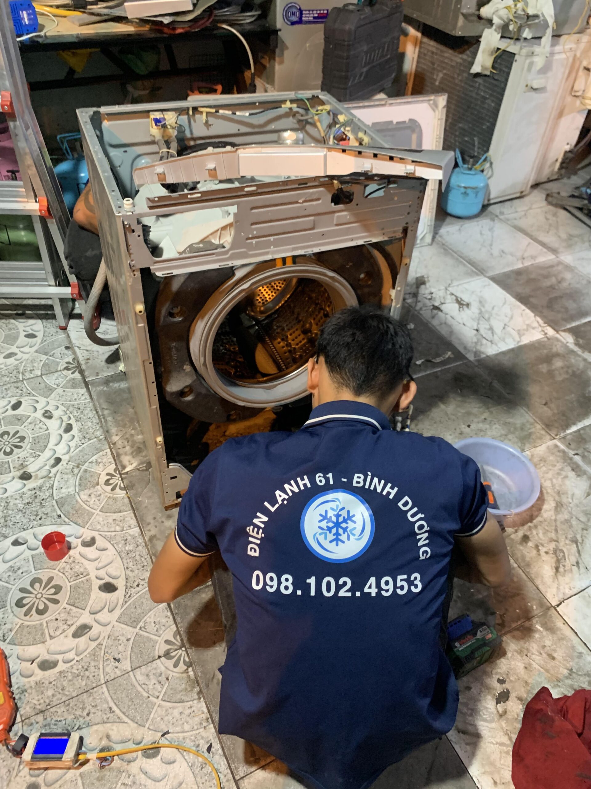 Thay motor máy giặt LG tại phường Hiệp Thành giá tốt