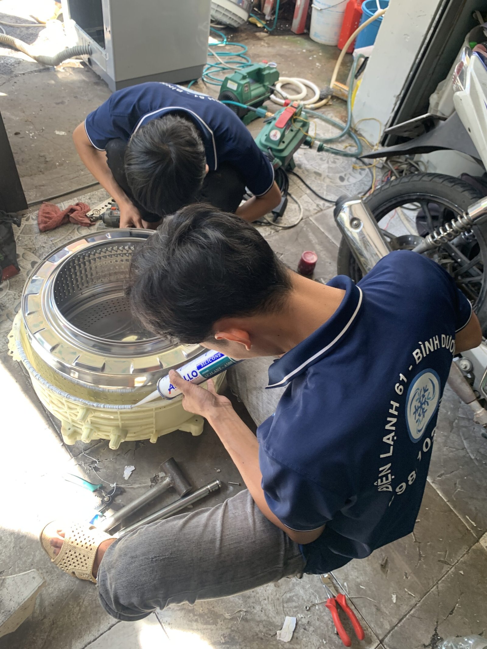 Điện lạnh 61 sửa máy giặt tại Nhà