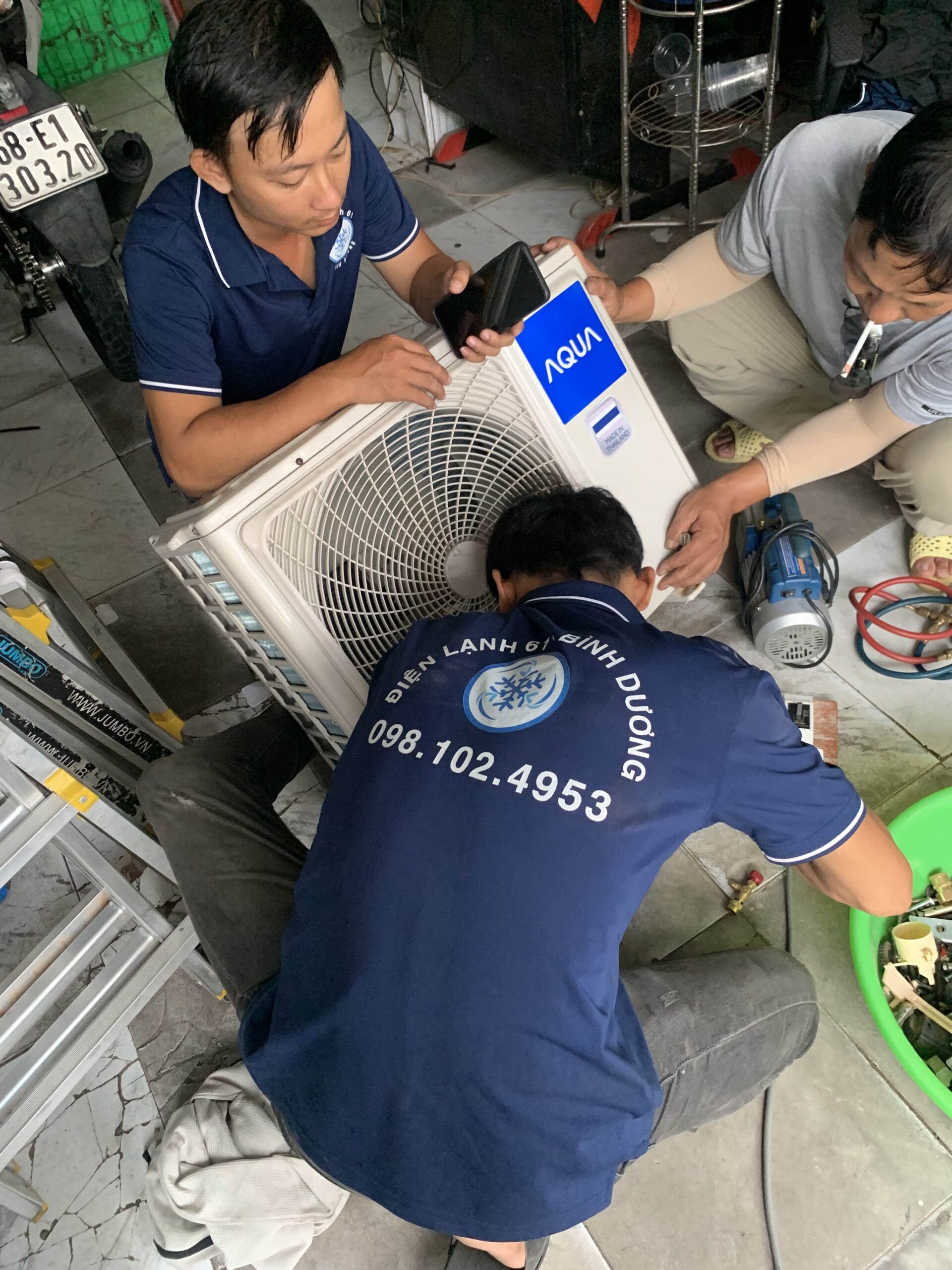 Điện lạnh DĨ An sửa máy lạnh chuyên nghiệp