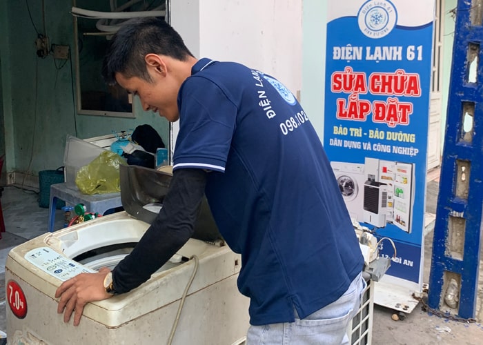 Sửa máy giặt Điện Lạnh 61