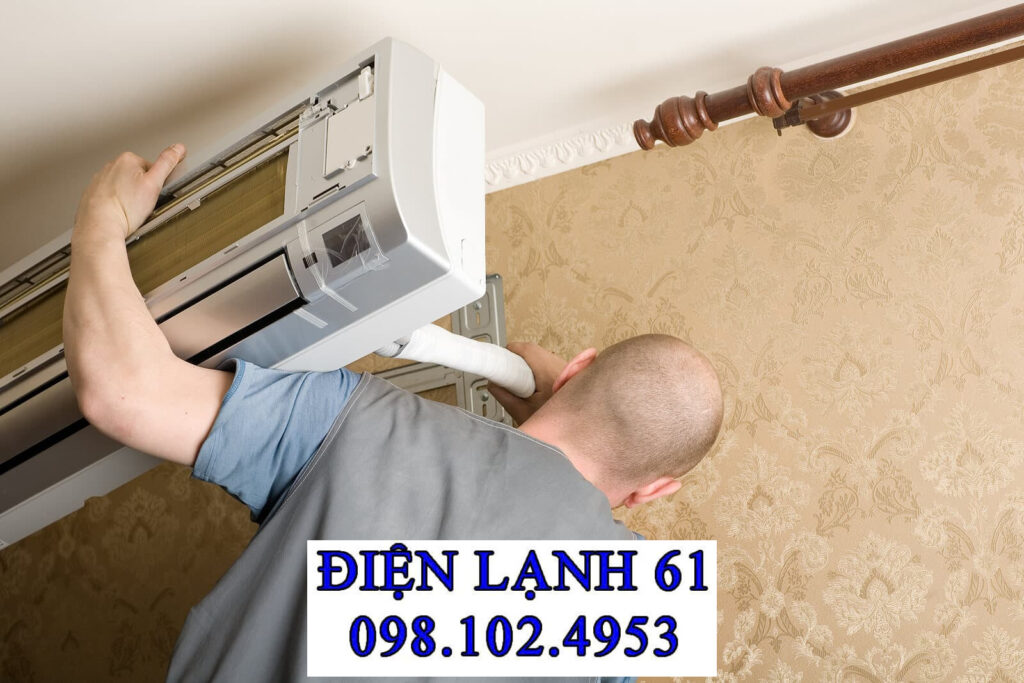 Dàn nóng và dàn lạnh của một hệ thống điều hòa không khí.