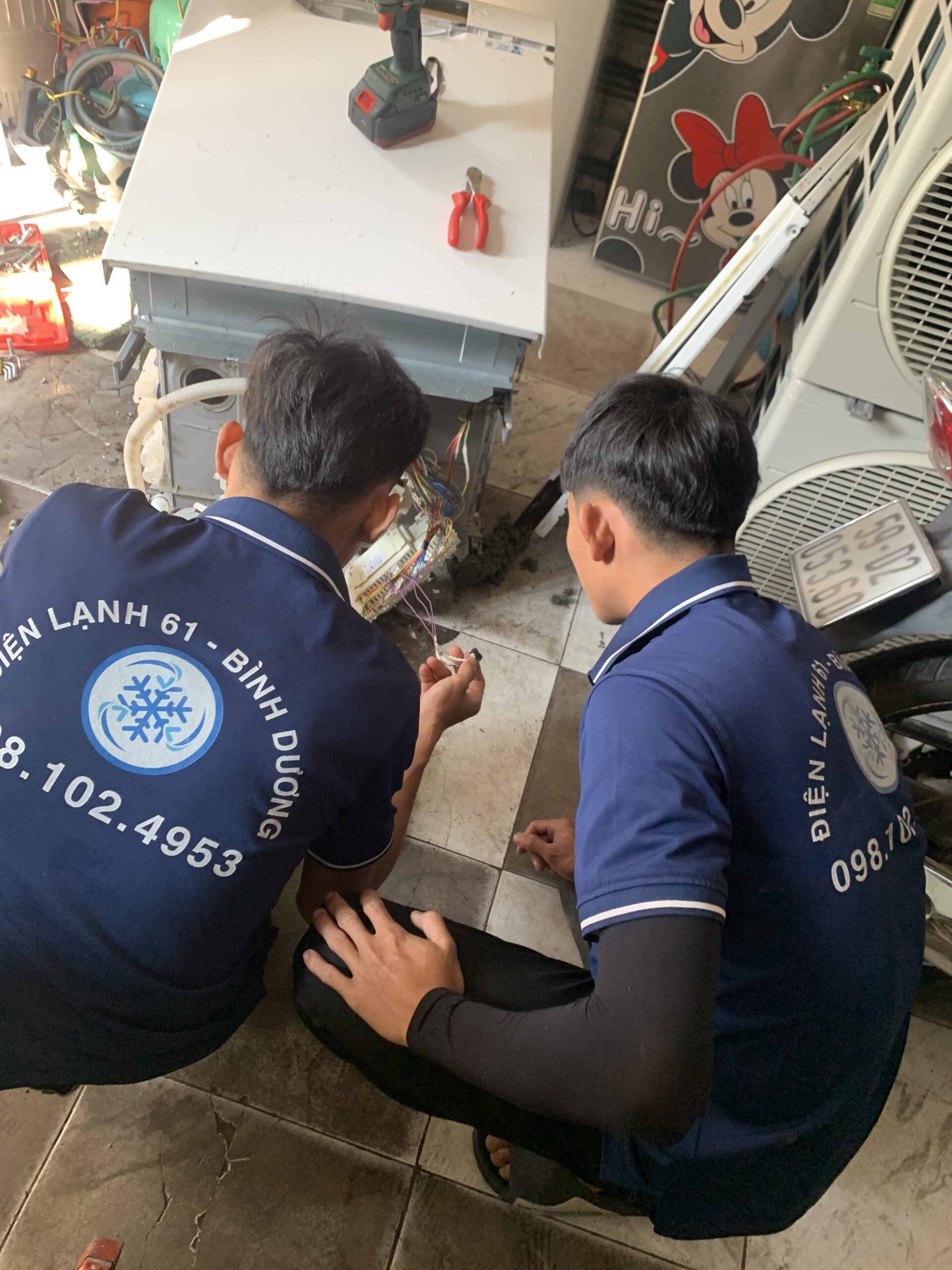 Điện Lạnh 61 chuyên sửa chữa và thay thế linh kiện máy rửa chén Panasonic nội địa Nhật