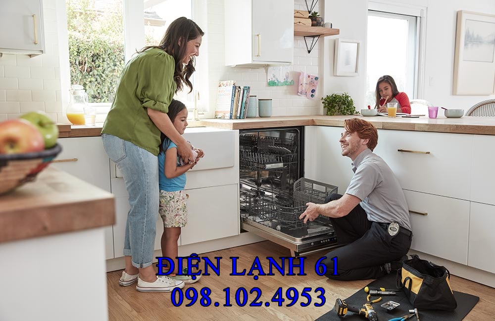 Giá sửa máy rửa chén Dĩ An cập nhật mới nhất tại Điện lạnh 61