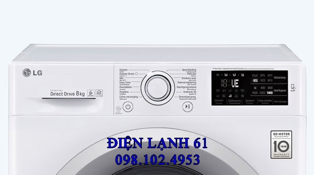 Khắc phục lỗi UE LG - Chỉnh lại chân máy giặt cho thăng bằng trên sàn nhà