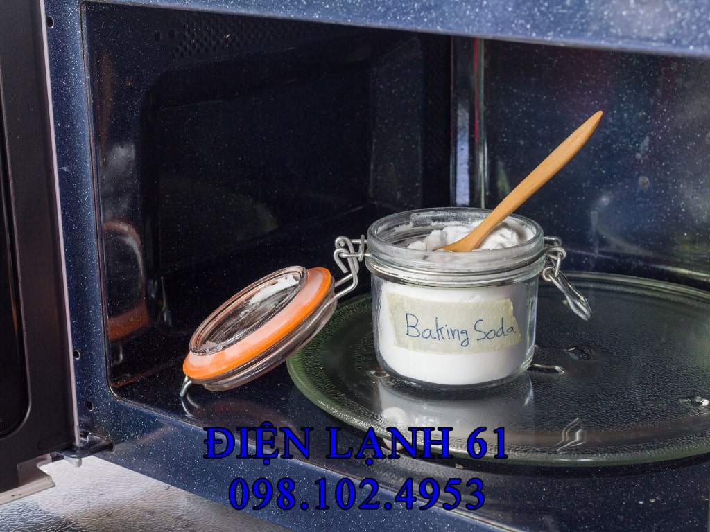 Vệ Sinh Lò Vi Sóng Sạch Bóng Bằng Baking Soda Điện Lạnh 61