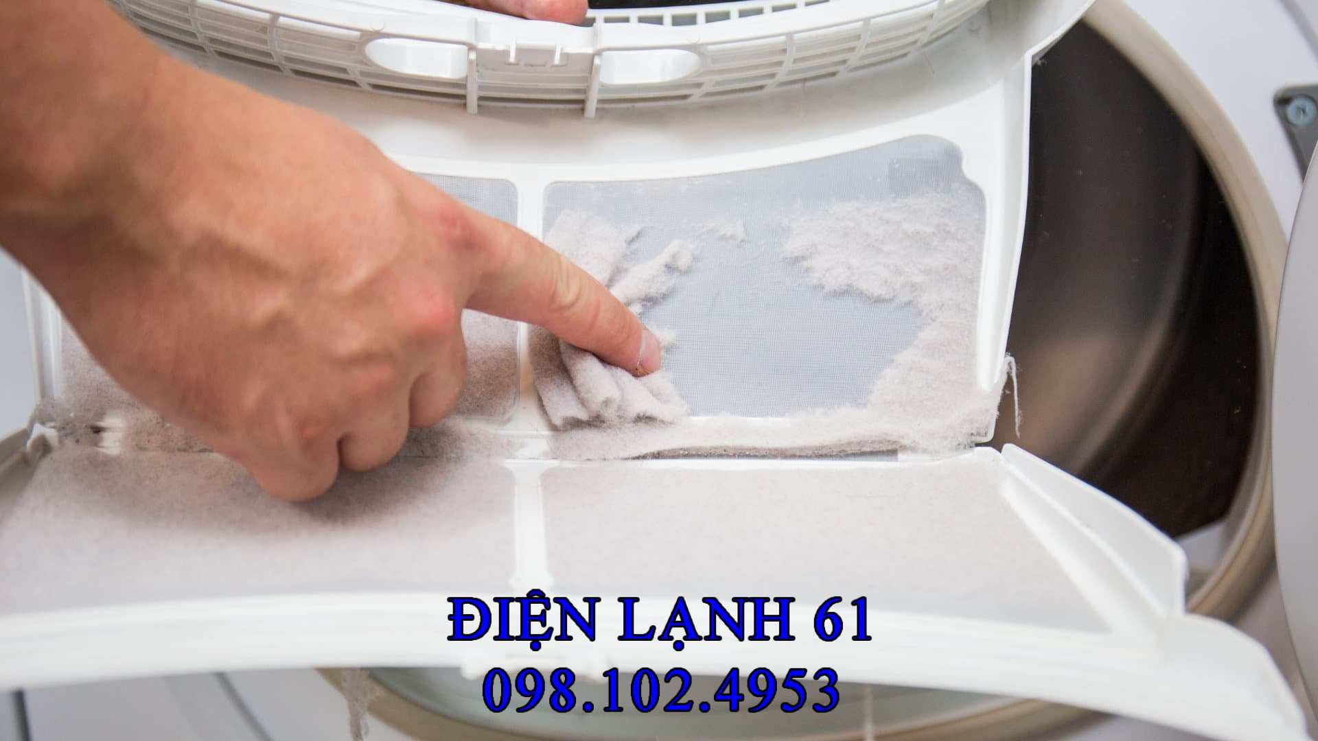 Vệ sinh lưới lọc xơ vải bị tắc nghẽn trên máy sấy - Nguyên nhân hàng đầu gây tự tắt