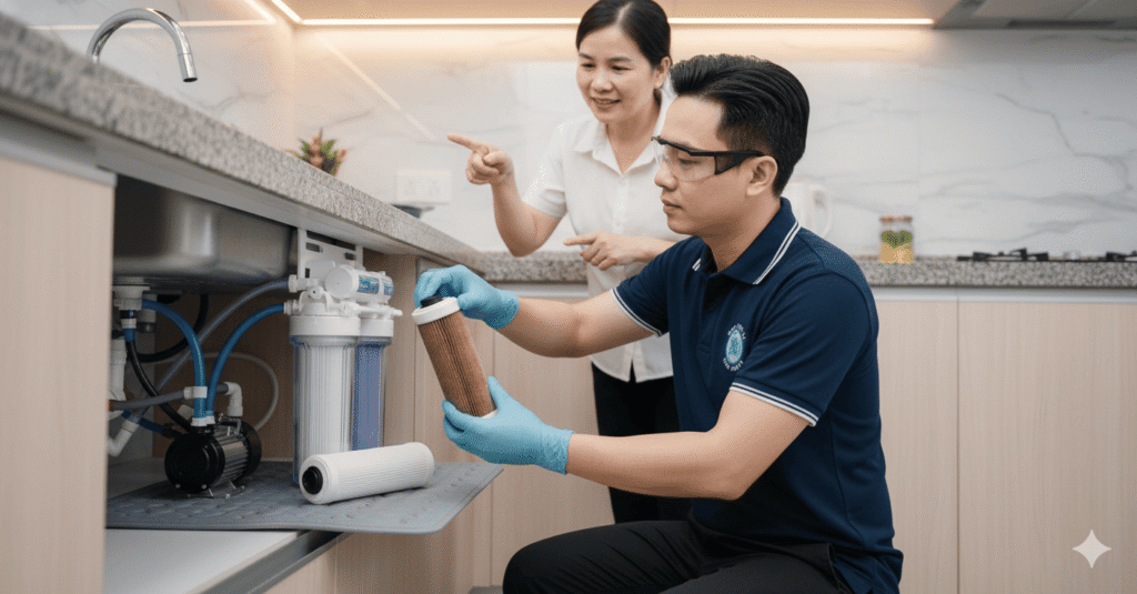 Sửa máy lọc nước Dĩ An uy tín tại nhà - Điện Lạnh 61