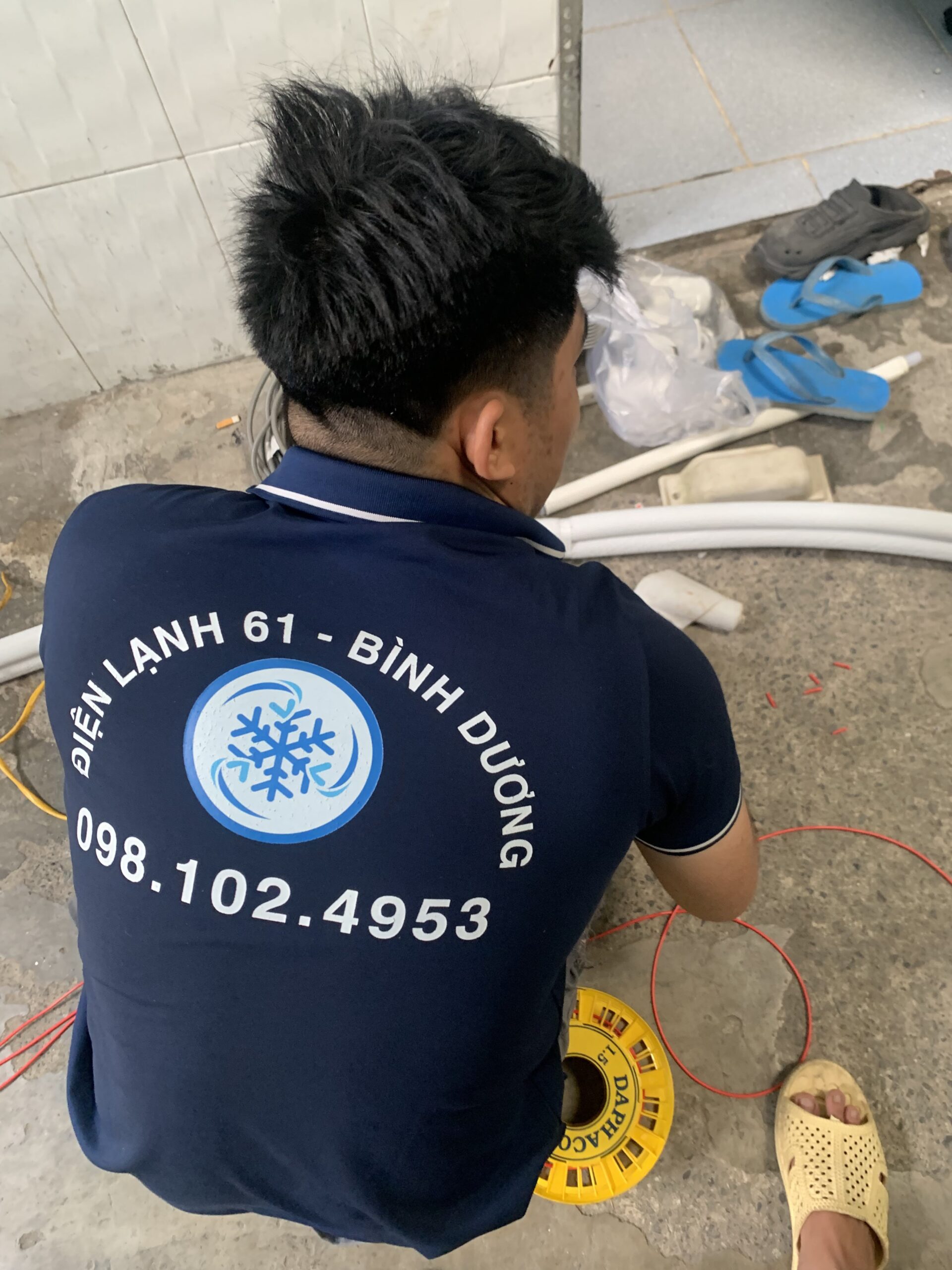 Kiểm tra điện và đấu dây trước khi chạy máy
