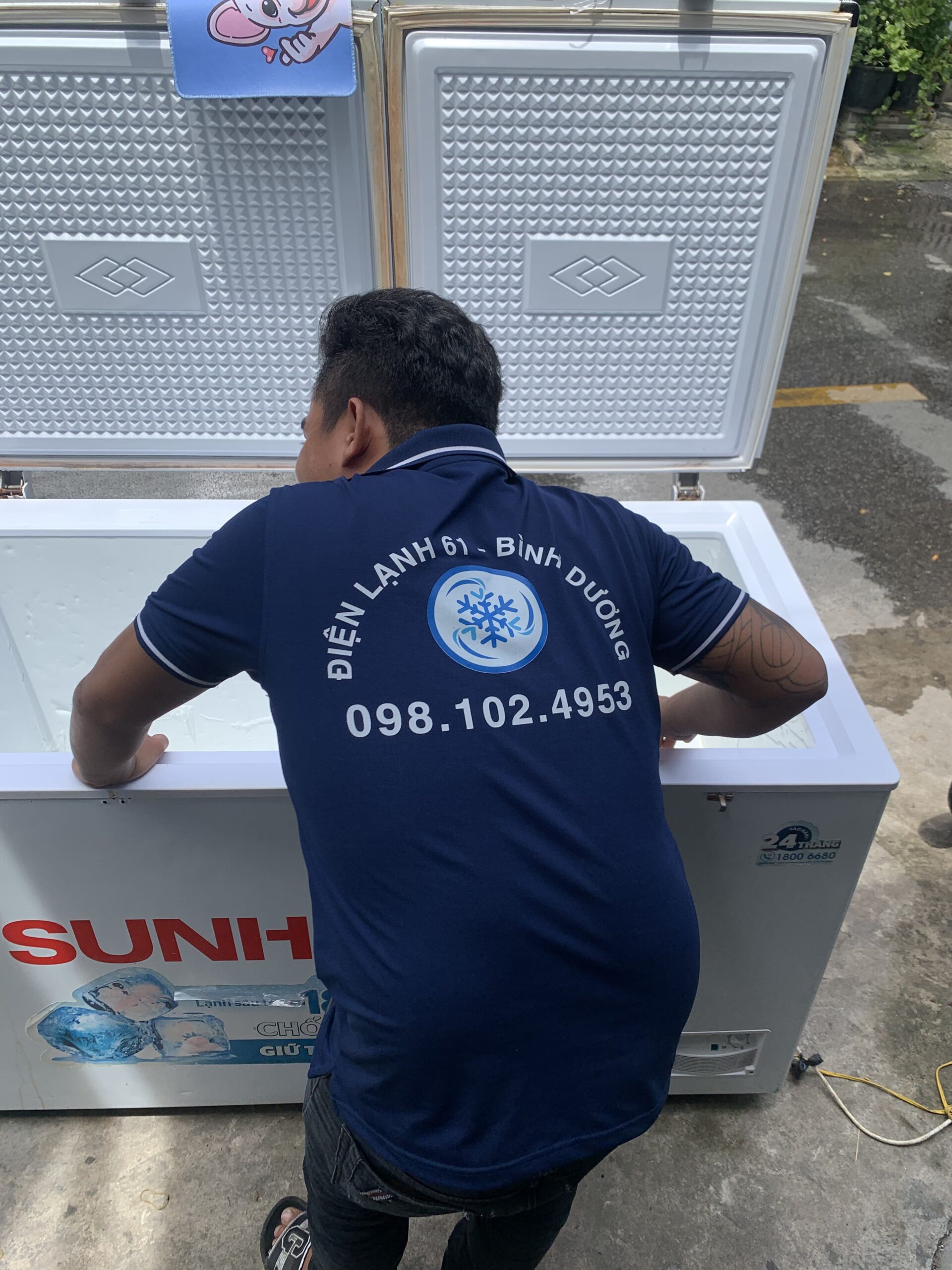 Thay thế block tủ lạnh chính hãng với bảo hành dài hạn tại Tân Đông Hiệp từ Điện Lạnh 61