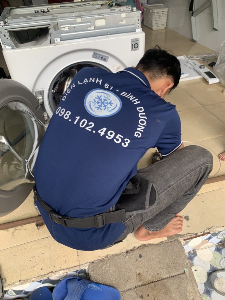 Kiểm tra máy giặt LG tại Lái THiêu Mất nguồn