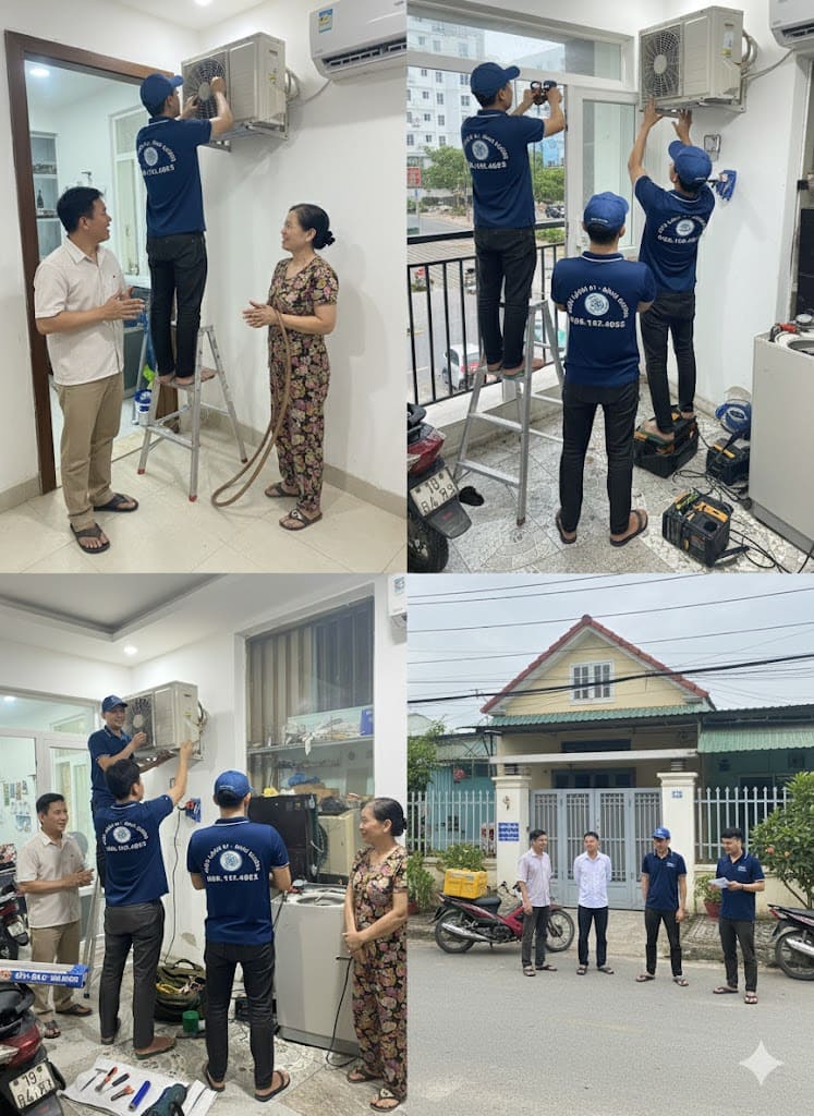 Lắp đặt máy lạnh cho chung cư Eco Xuân tại Lái Thiêu