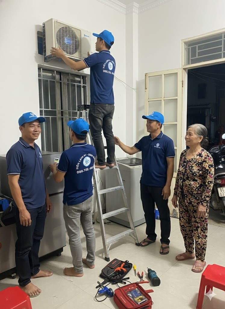 Dịch vụ tháo lắp máy lạnh Lái Thiêu chuyên nghiệp của Điện Lạnh 61