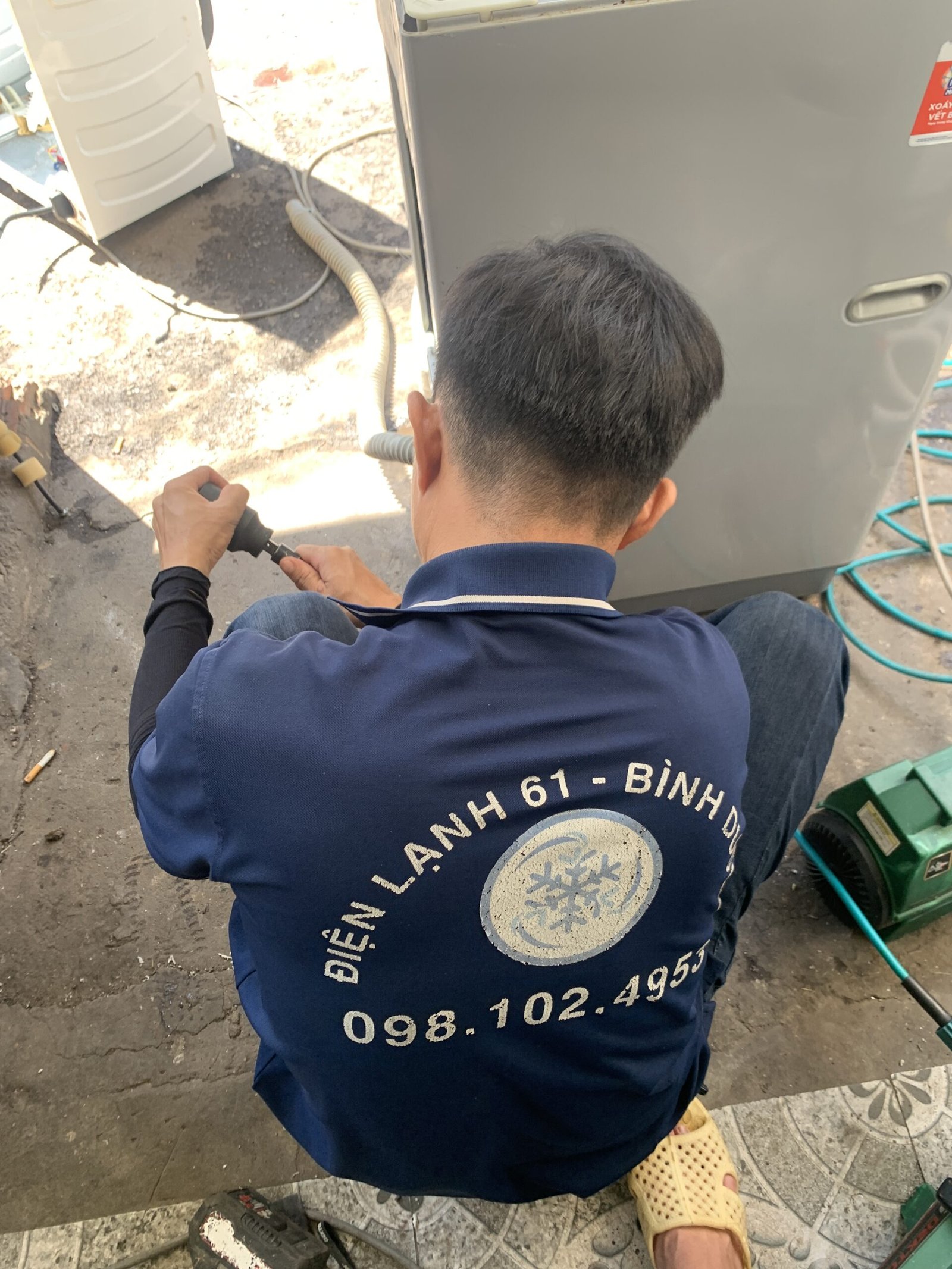 Dịch vụ sửa máy giặt An Phú (Thuận An) uy tín, chuyên nghiệp tại nhà - Điện Lạnh 61.