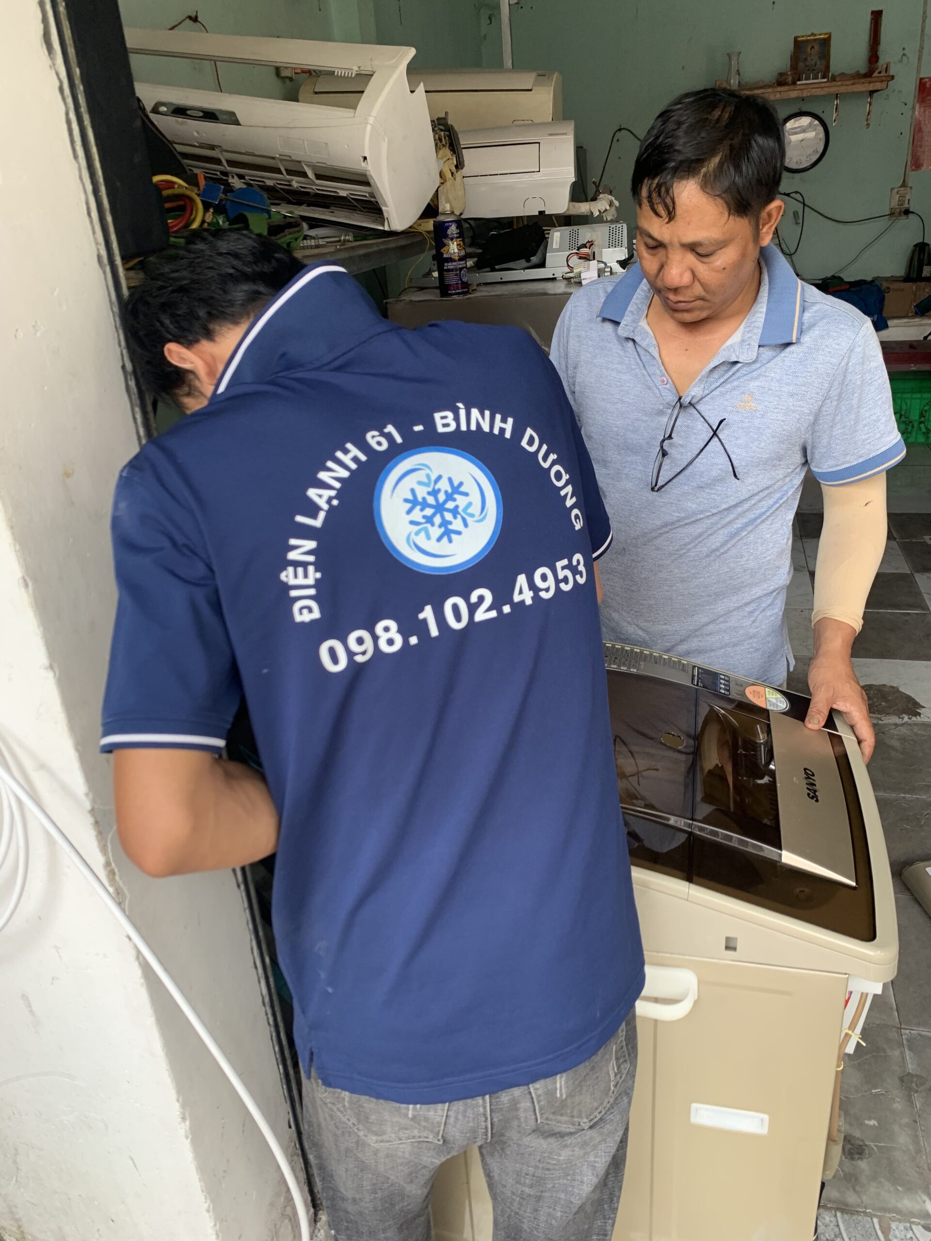 Dịch vụ sửa máy giặt tại nhà ở Thủ Đức của Điện Lạnh 61.