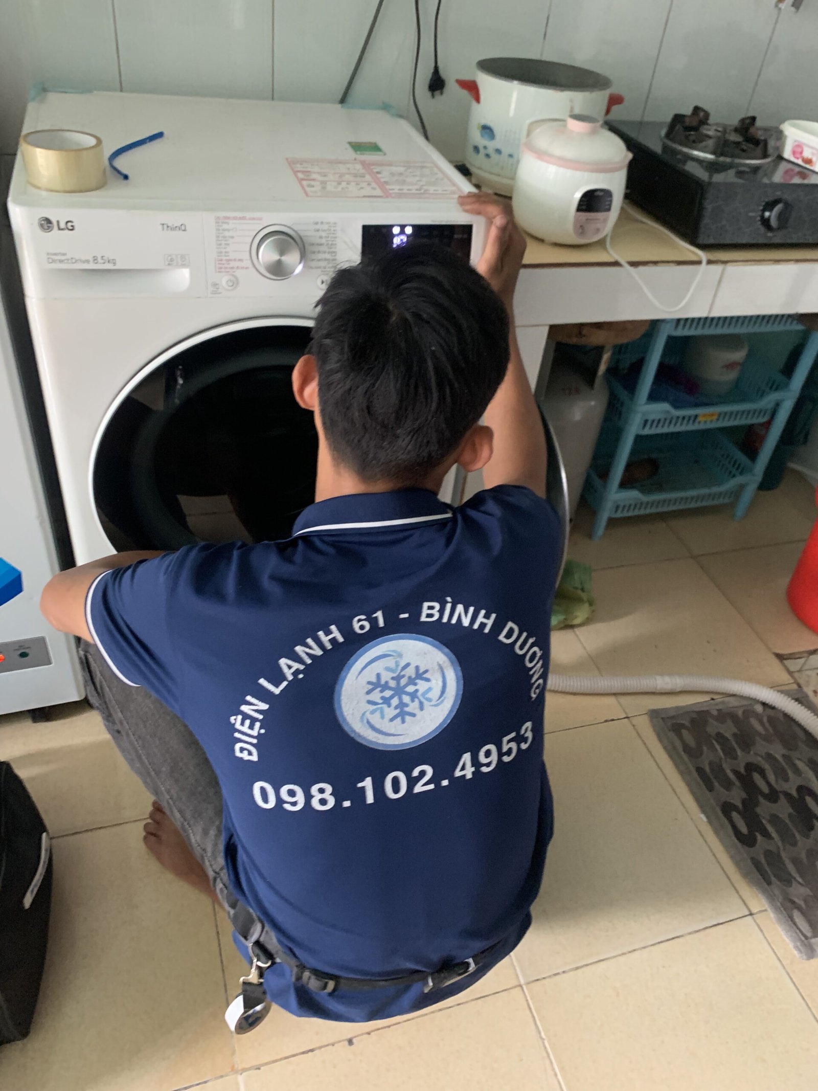 Điện Lạnh 61 - Địa chỉ uy tín sửa máy giặt tại An Phú, Thuận An.