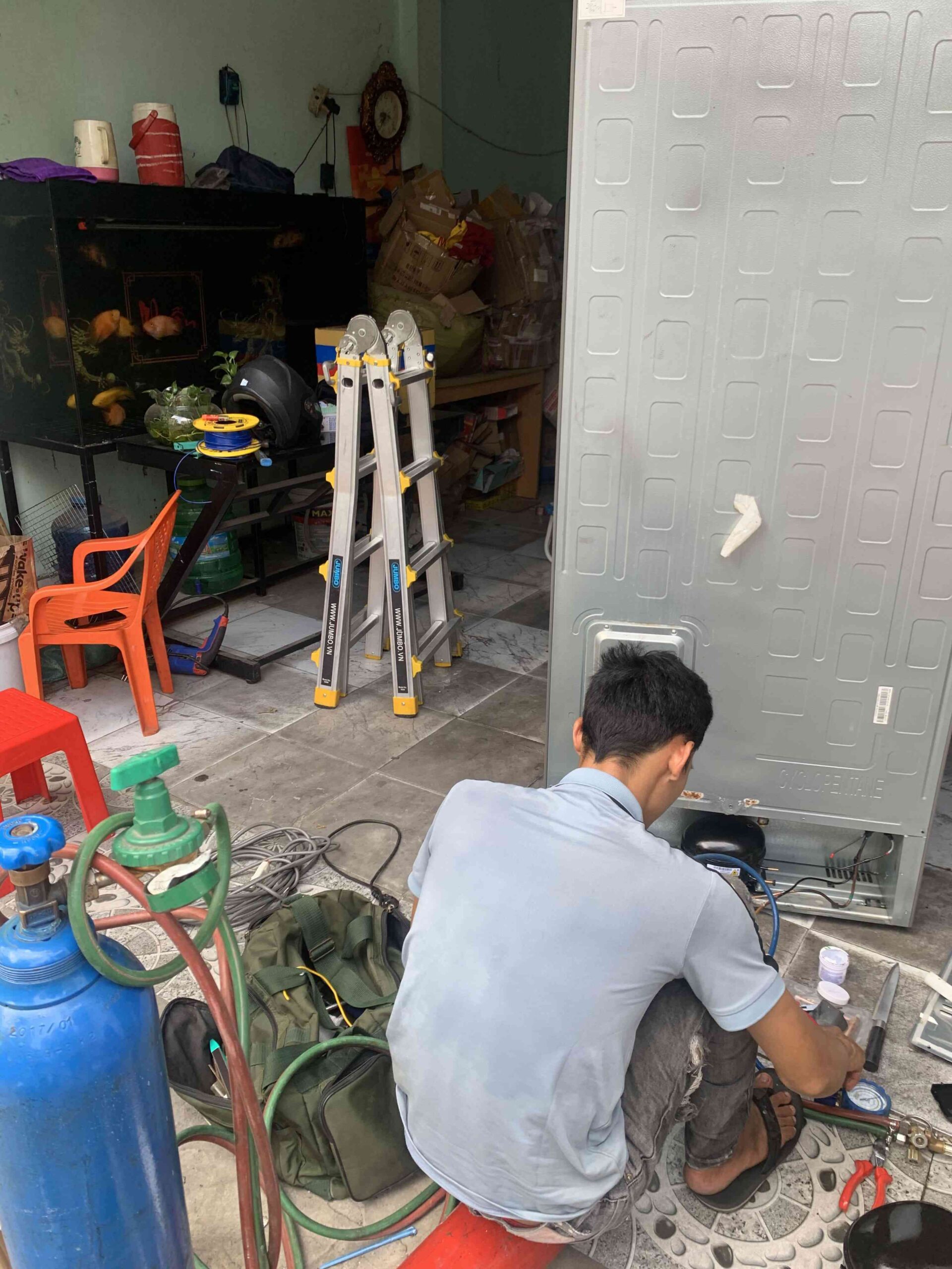 Khắc phục triệt để lỗi tủ lạnh không lạnh, kém lạnh tại An Phú.