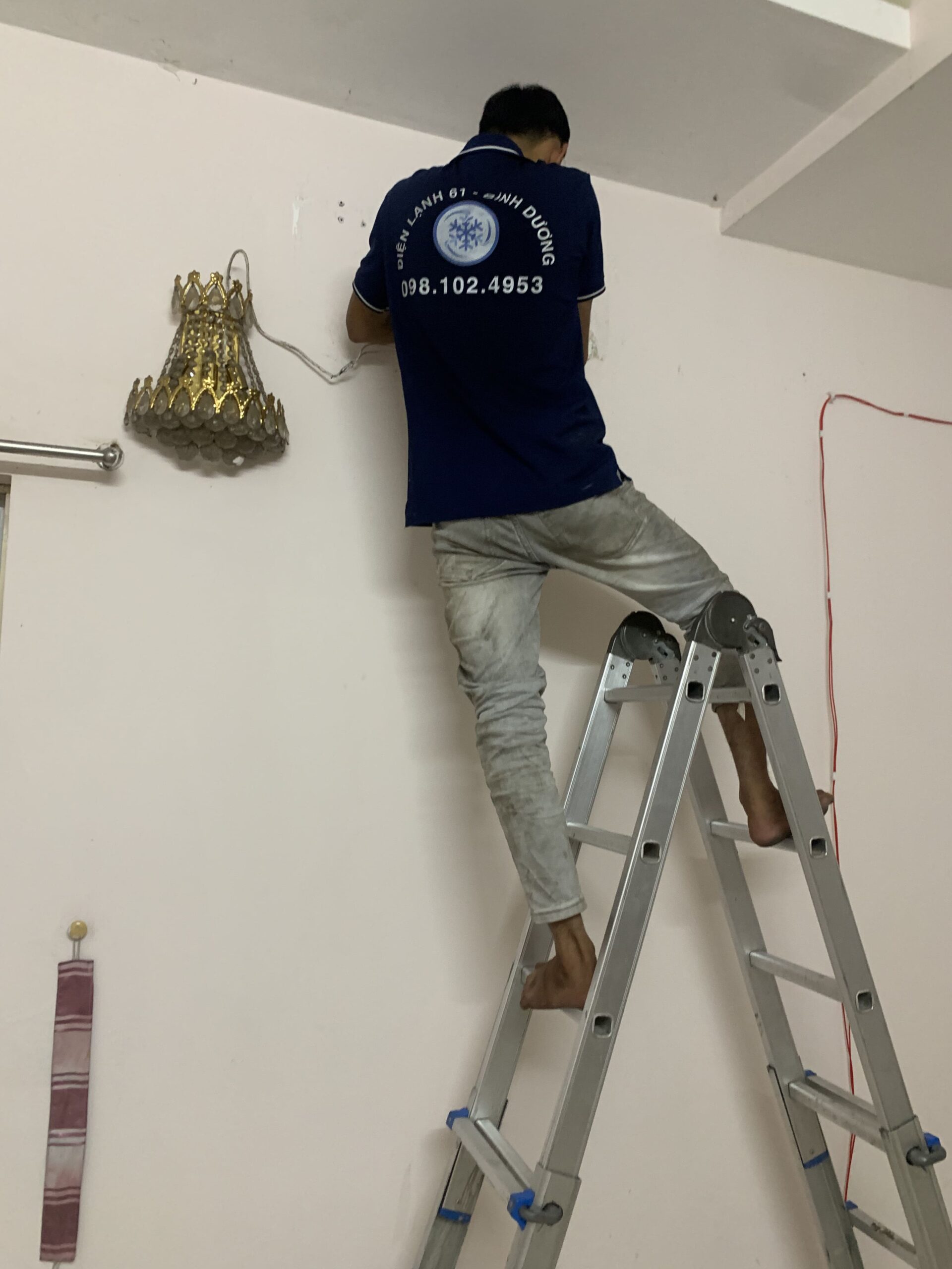 Kiểm tra lỗi máy lạnh không lạnh tại nhà Thuận Giao Thuận An