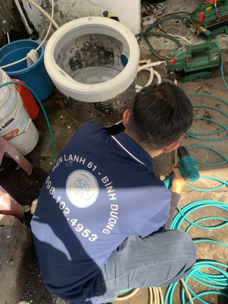 Vệ sinh máy giặt Thuận Giao