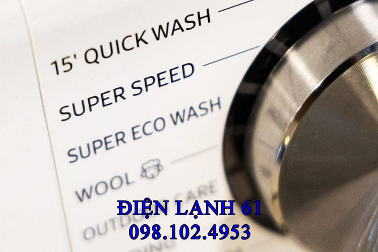 Chế độ giặt nhanh Quick Wash cho người bận rộn.