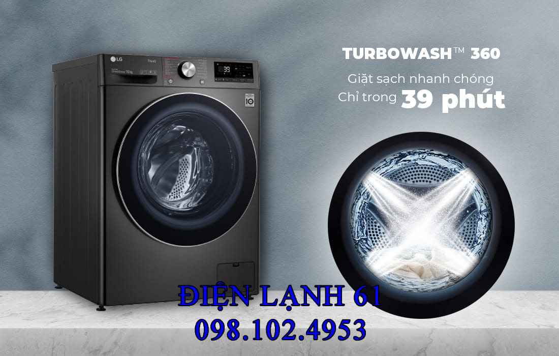 6 chuyển động giặt tay của công nghệ 6 Motion DD trên máy giặt LG