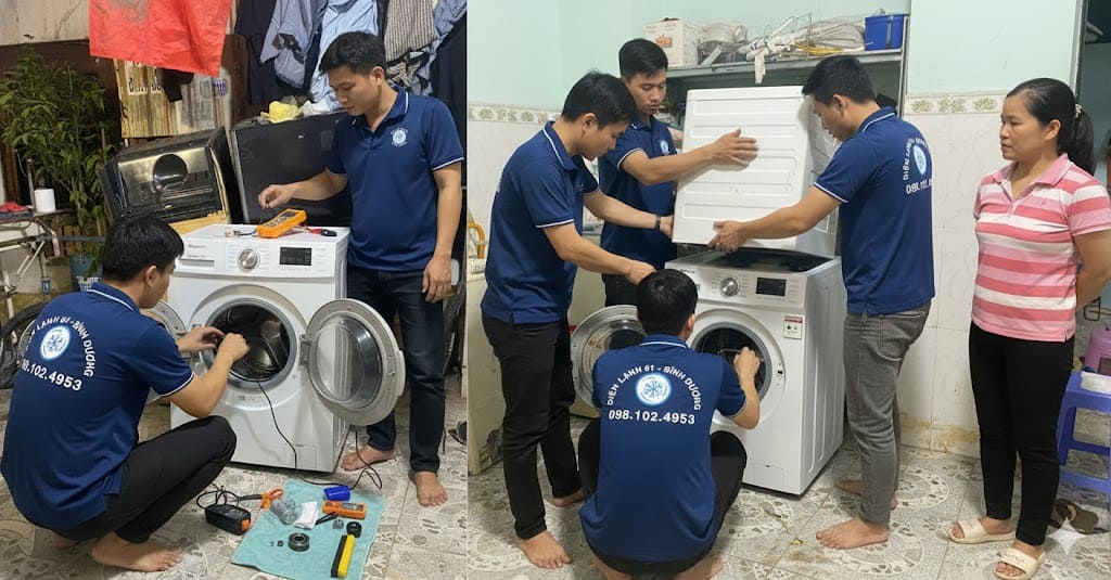 Sửa máy giặt kêu to, rung lắc mạnh tại Thuận Giao. Sửa máy giặt kêu to, rung lắc mạnh tại Thuận Giao.