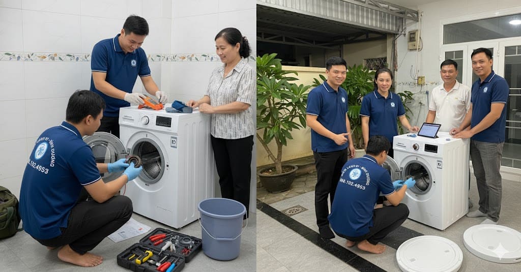 Sửa máy giặt không vắt, không xả nước tại Thuận Giao. Sửa máy giặt không vắt, không xả nước tại Thuận Giao.