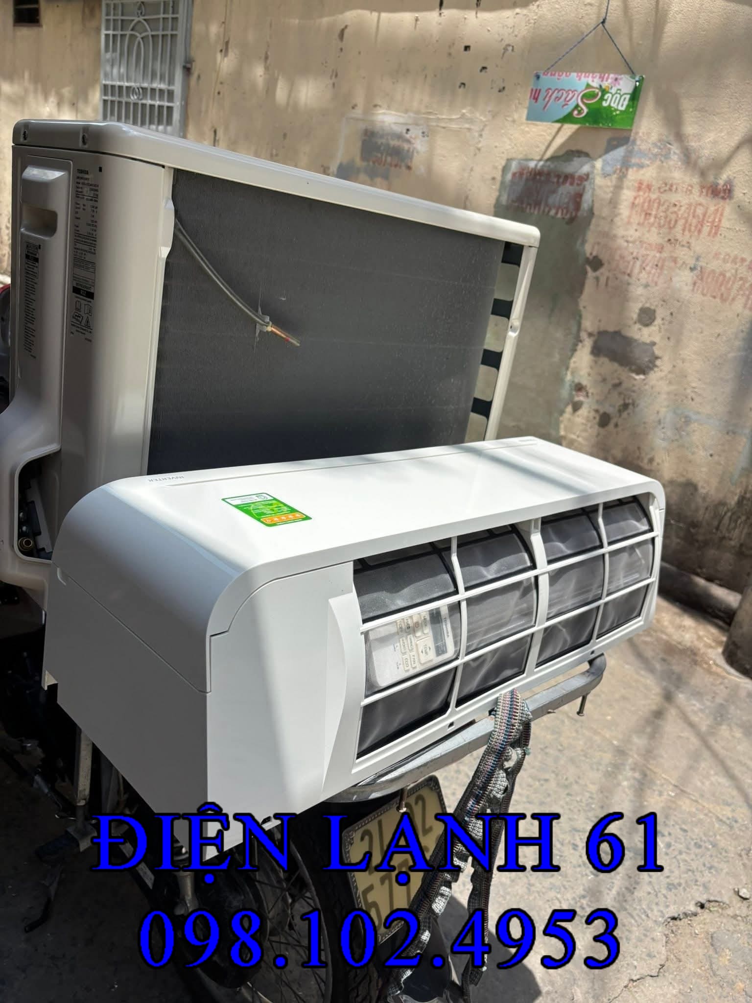 Doi-ngu-dien-lanh-61-den-tan-noi-thu-mua-may-lanh-cu-di-an Đội ngũ Điện Lạnh 61 đến tận nơi thu mua máy lạnh cũ Dĩ An, hỗ trợ tháo dỡ.