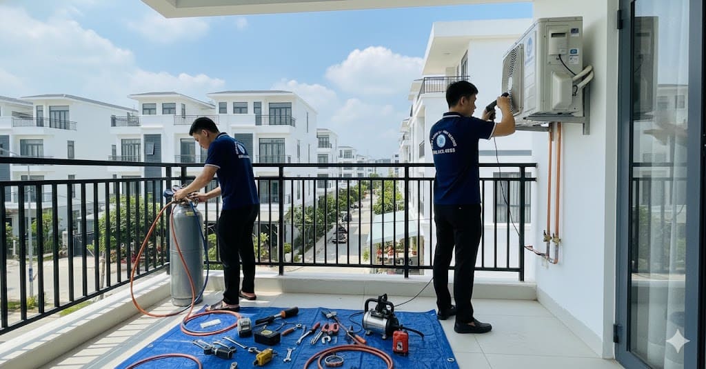 Cảnh báo nguy cơ nạp gas máy lạnh giá rẻ, kém chất lượng tại Tân Uyên.