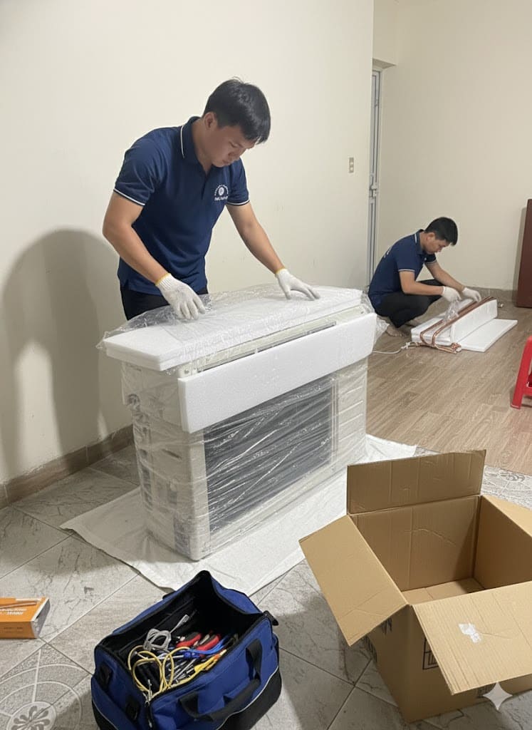 Dịch vụ di dời máy lạnh trọn gói của Điện Lạnh 61 Dịch vụ di dời máy lạnh trọn gói của Điện Lạnh 61