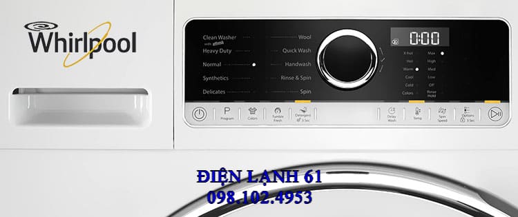 Sửa máy giặt Whirlpool báo lỗi tại Dĩ An Bình Dương