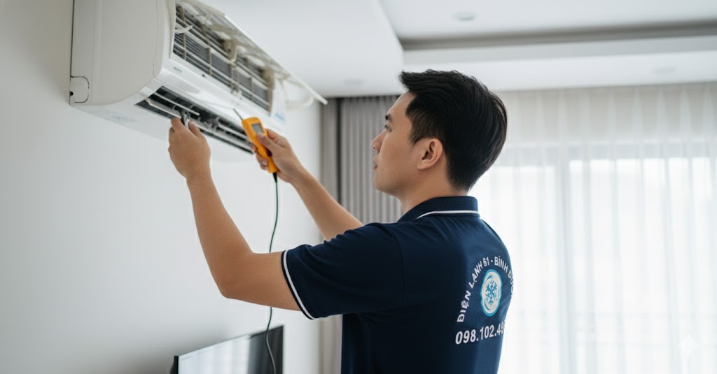Bảng giá sửa máy lạnh 2025 chi tiết và minh bạch tại Điện Lạnh 61