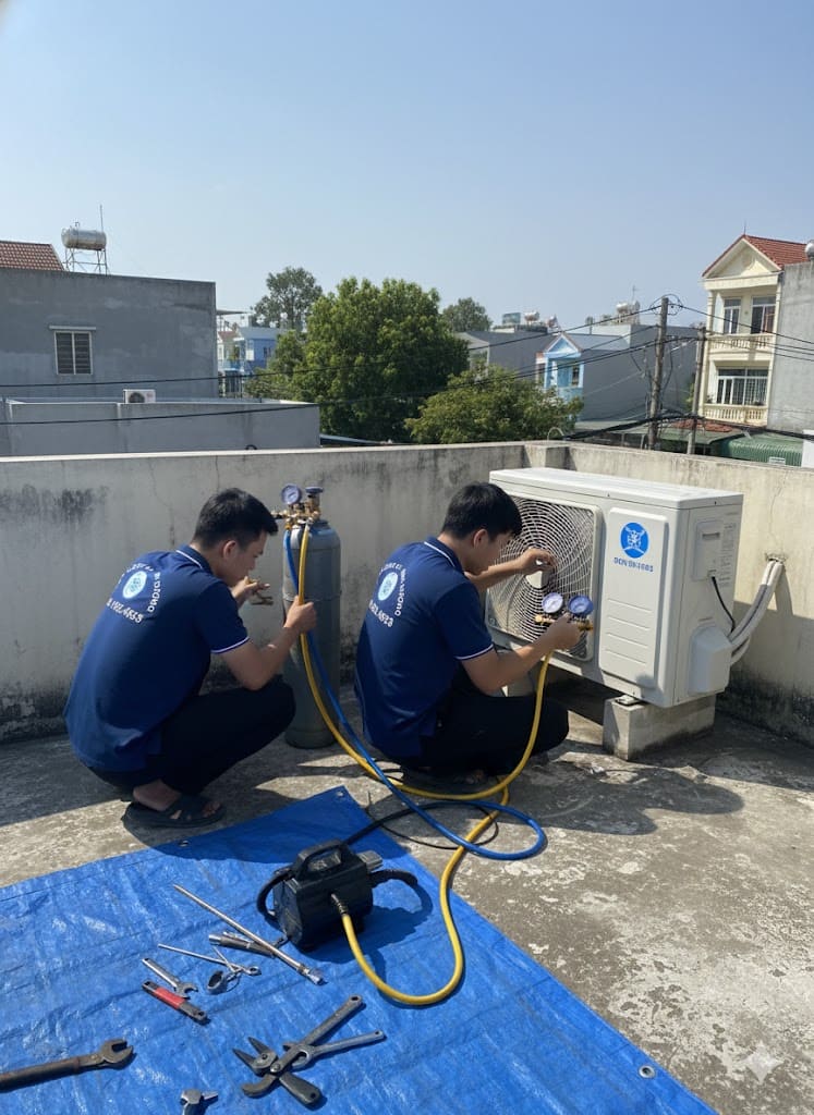 Điện Lạnh 61 phục vụ nạp gas máy lạnh tại phường Phú Lợi, Thủ Dầu Một