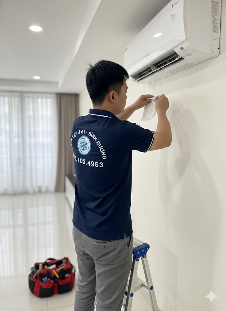 Dụng cụ sửa chữa máy lạnh chuyên nghiệp của Điện Lạnh 61.