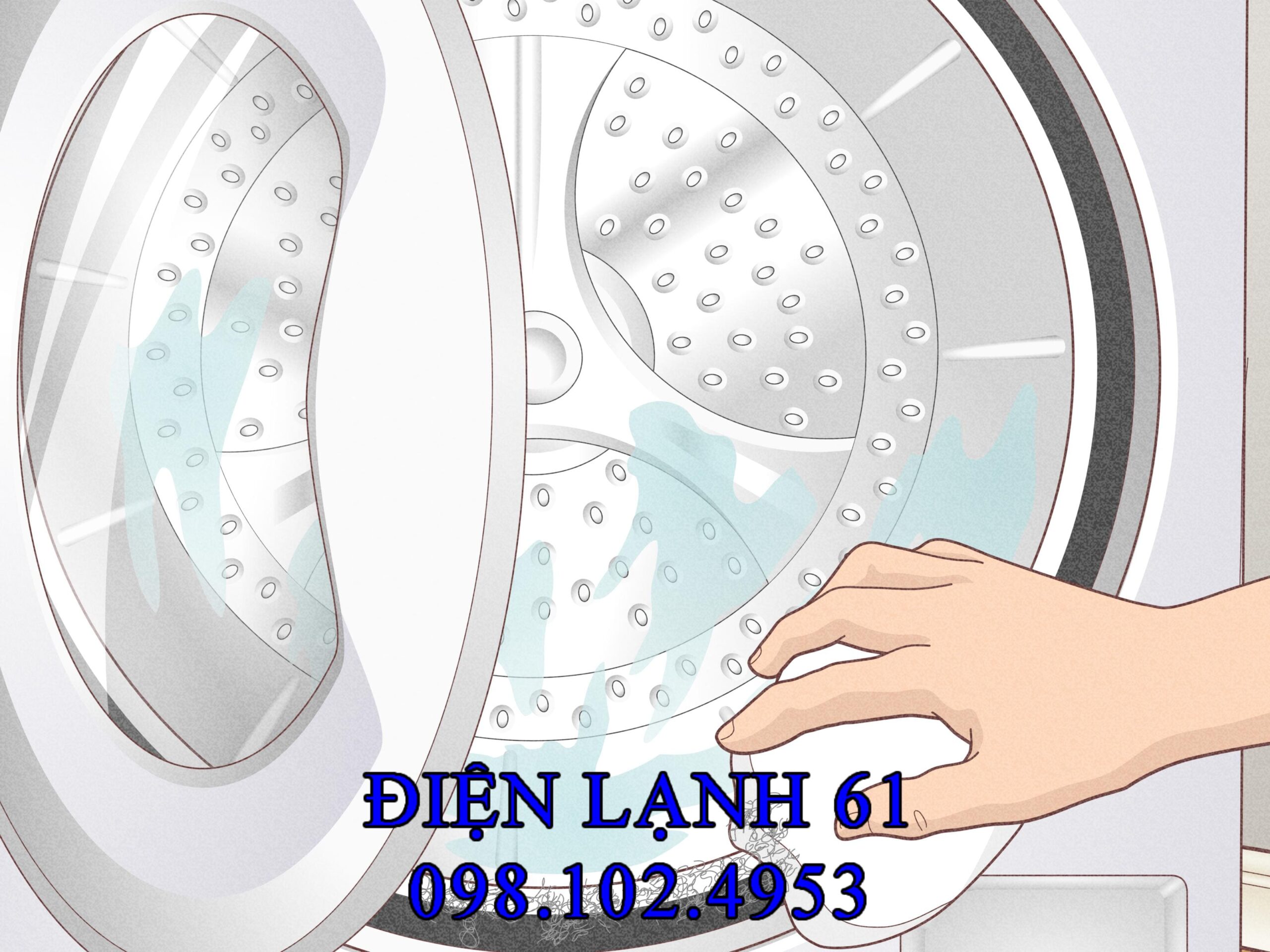 Quần áo bị dính cặn bẩn xơ vải sau khi giặt