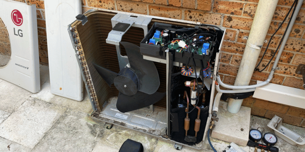 quy-trinh-hut-chan-khong-khi-thay-cuc-nong-may-lanh Quy trình hút chân không chuyên nghiệp khi thay cục nóng máy lạnh tại Điện Lạnh 61.