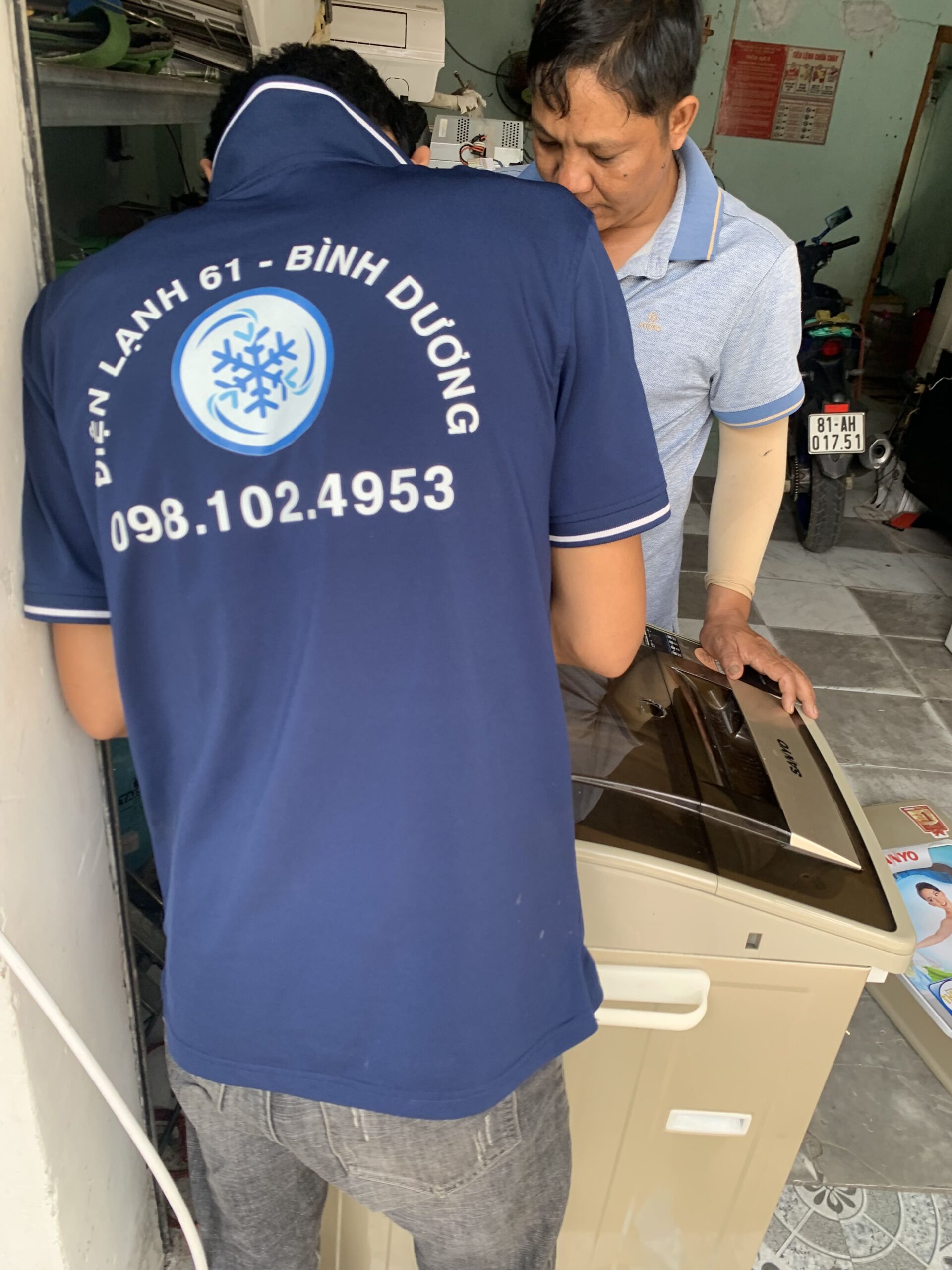 Quy trình 5 bước sửa máy giặt tại nhà chuyên nghiệp của Điện Lạnh 61.