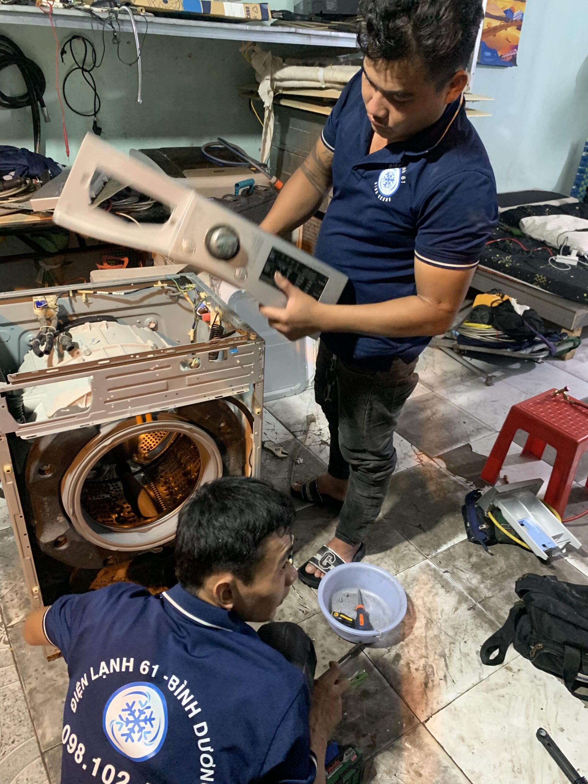 Sửa bo mạch máy giặt Inverter tại Biên Hòa.