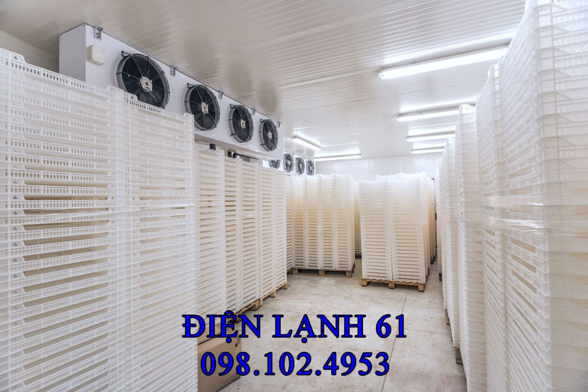 Sửa kho lạnh công nghiệp Dĩ An tại KCN Sóng Thần.