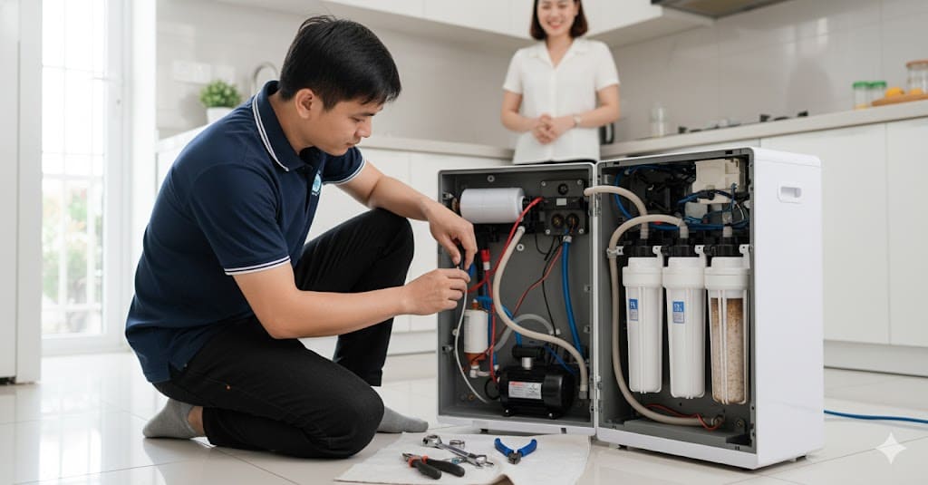 Sửa máy lọc nước Kangaroo tại Thuận An.