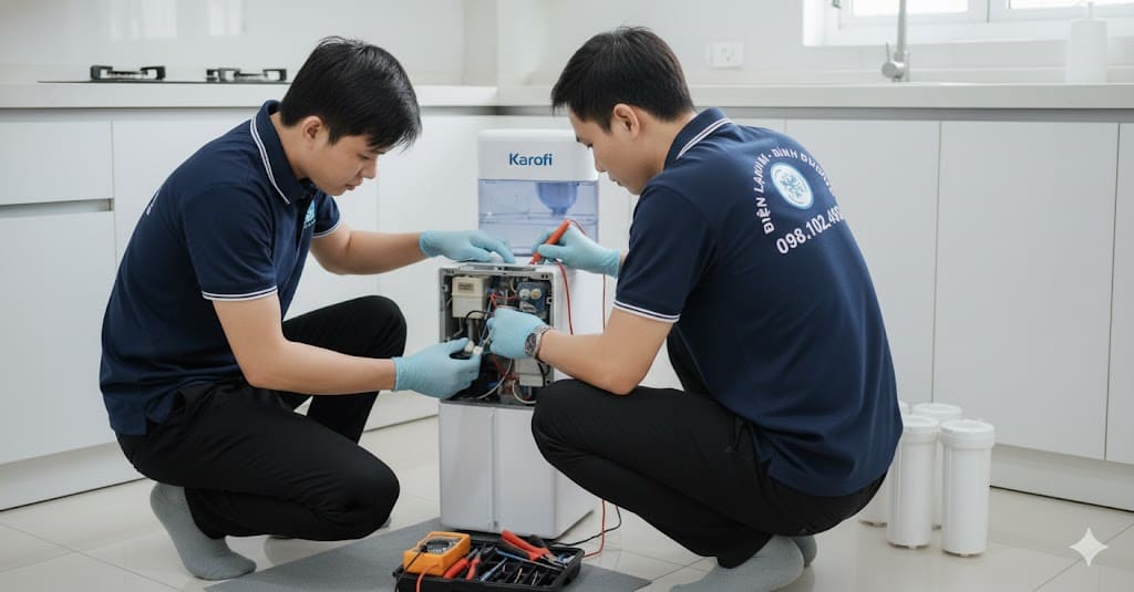 Dịch vụ sửa máy lọc nước Thuận An tại nhà của Điện Lạnh 61