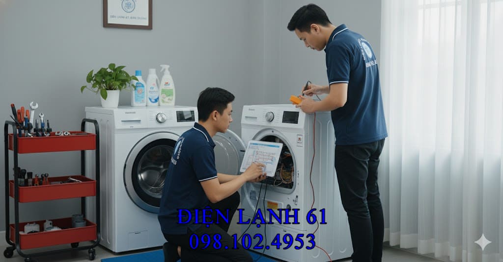 Sửa máy sấy Samsung Inverter tại nhà Thuận An.