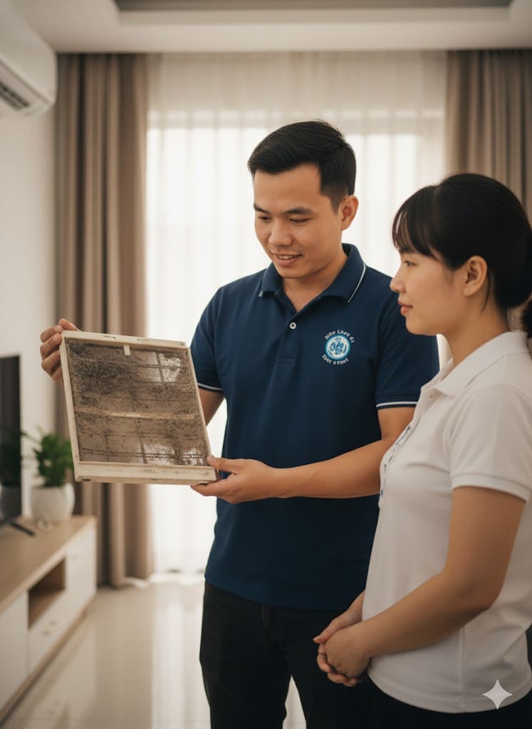 Mẹo sử dụng máy lạnh tiết kiệm gas: vệ sinh định kỳ