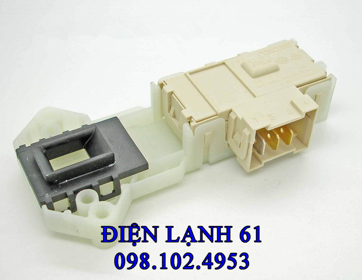 Cấu tạo bên trong của khóa cửa máy giặt