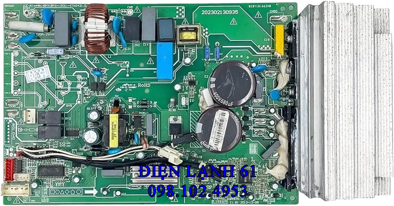 Cấu tạo board đuôi máy lạnh Inverter