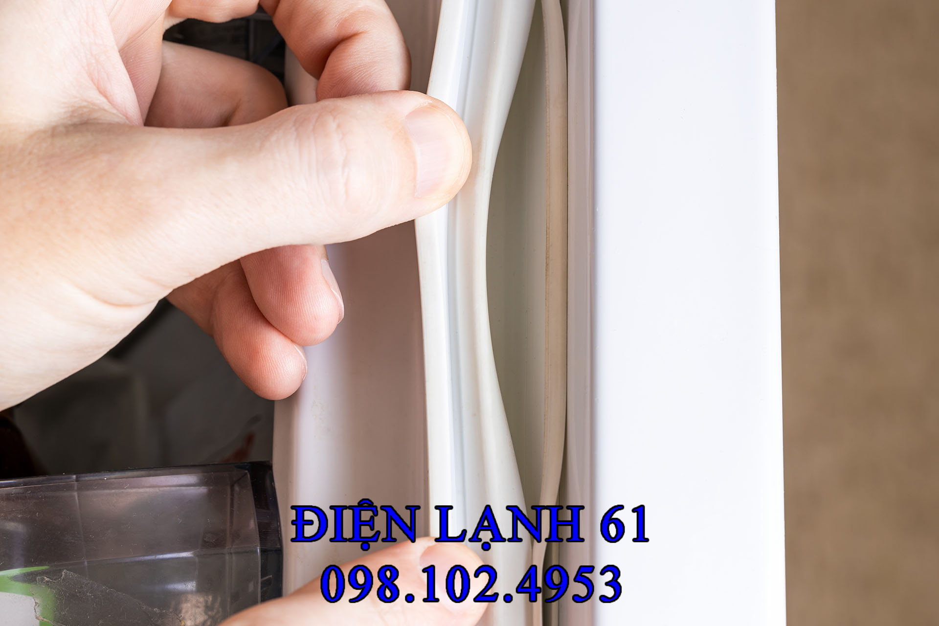 Cấu tạo mặt cắt ngang của gioăng cao su tủ lạnh có nam châm